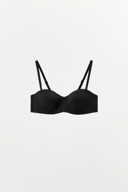 ZARA БЮСТГАЛЬТЕР-БАНДО ИЗ ПОЛИАМИДА, ЧЕРНЫЙ