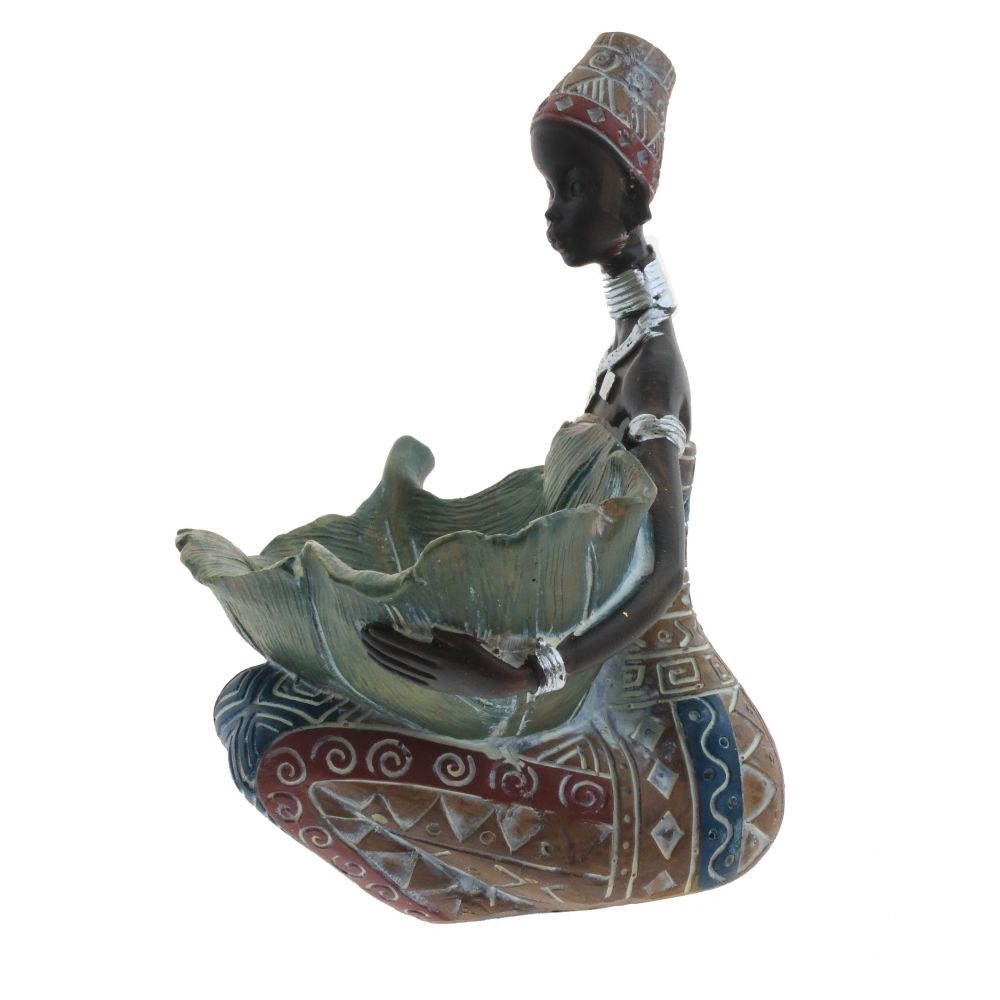GAEM Фигурка декоративная "Африканка", L14,5 W9,5 H14 см