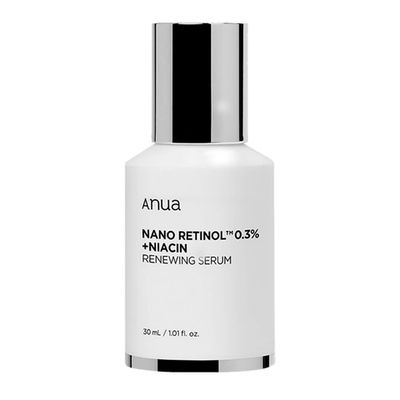 Обновляющая сыворотка с ретинолом и ниацинамидом Anua Nano Retinol 0,3% + Niacin Renewing Serum 30 мл
