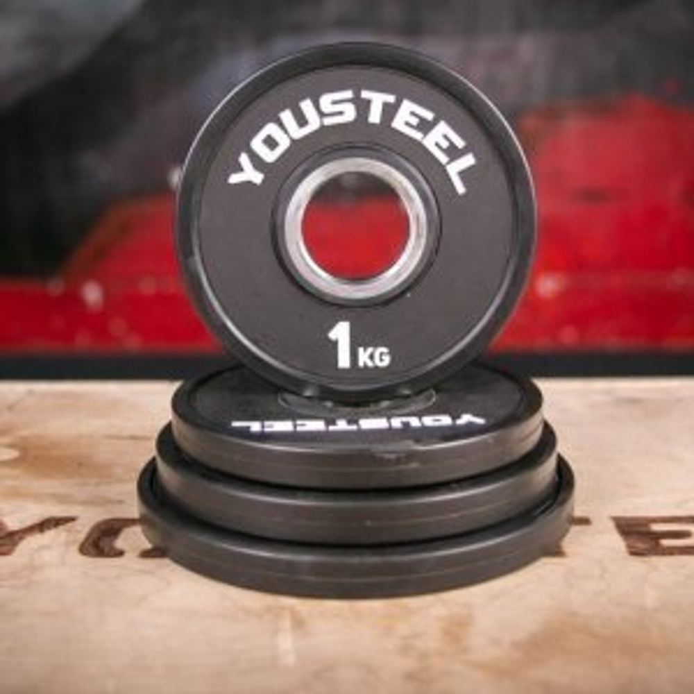 Малый диск 1 кг, черный