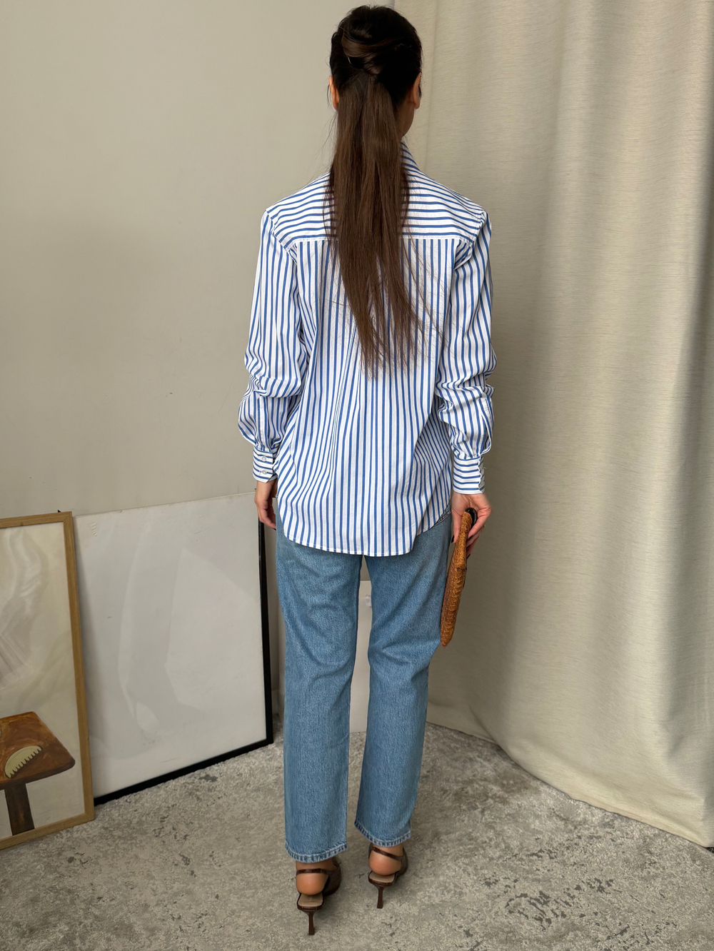 Рубашка хлопковая, M