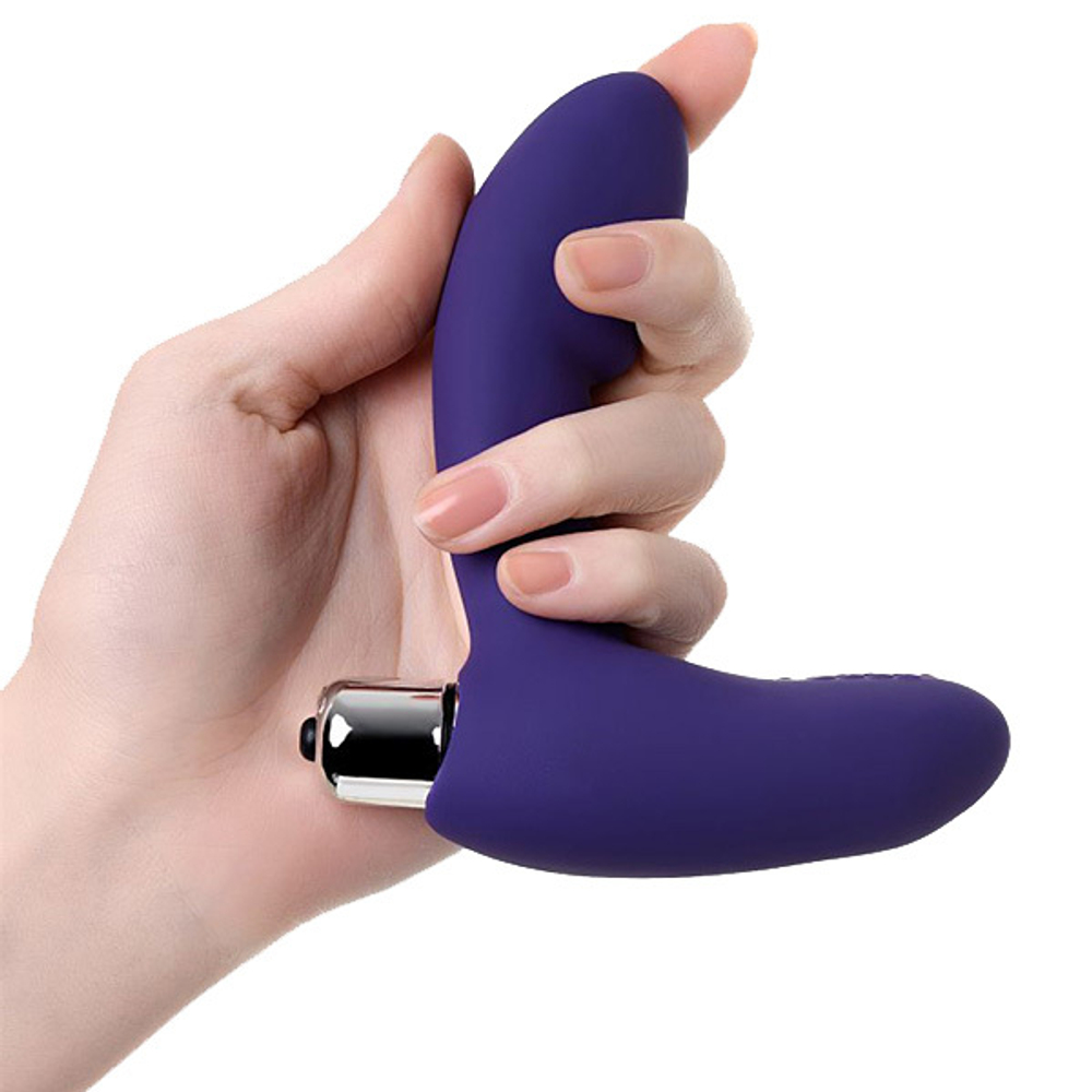 Фиолетовый вибростимулятор простаты 12см ToyFa ToDo Bruman 359003