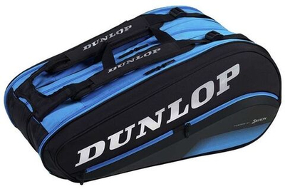 Сумка теннисная Dunlop FX Performance Thermo 12 RKT - black/blue