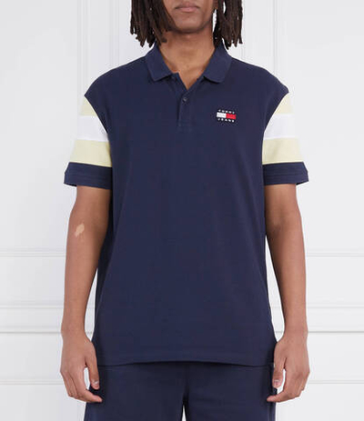 Поло TJM RLX FABRIC MIX Tommy Jeans - темно-синий(DM0DM16221)