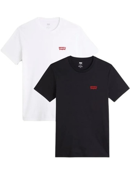 Футболка мужская ( 2 штуки ) LEVI'S 2PK CREWNECK GRAPHIC HM CHESTHIT 2 PACK