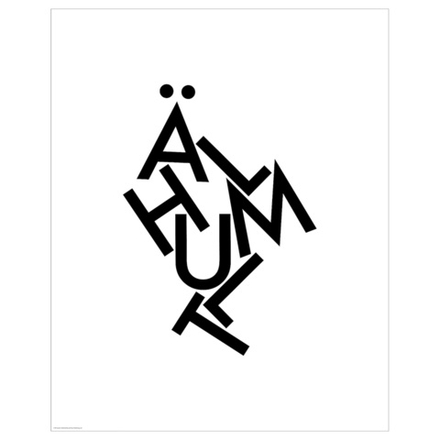 IKEA BILD  (ИКЕА БИЛД)  -  Плакат, электронная таблица, Älmhult, 40x50 см.