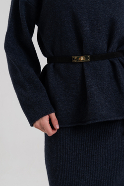 Ремень поясной замша