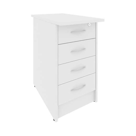 Riva Тумба приставная с фолдингом (4 ящика, с замком) А.ТП-4.2F-S  412*720*750