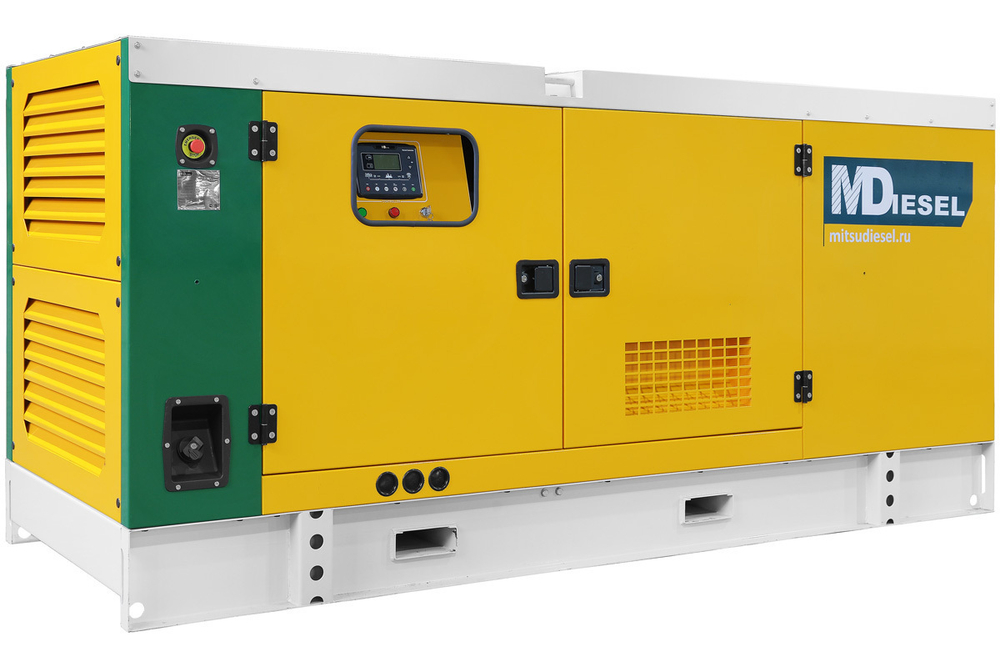 Резервный дизельный генератор МД АД-150С-Т400-1РКМ29 в шумозащитном кожухе