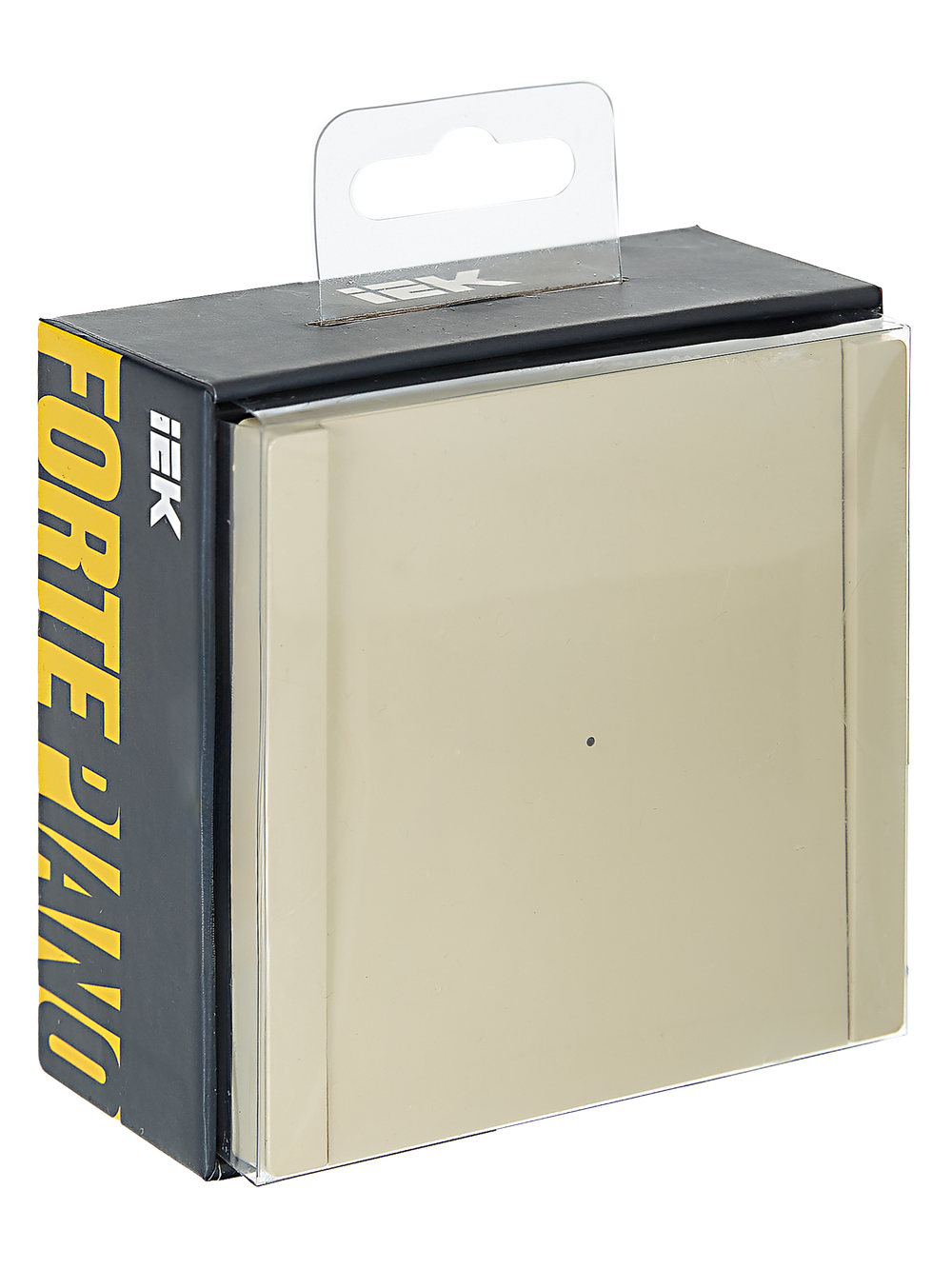 FORTE&PIANO Выключатель 1-клавишный с индикацией 10А FP402 ваниль IEK