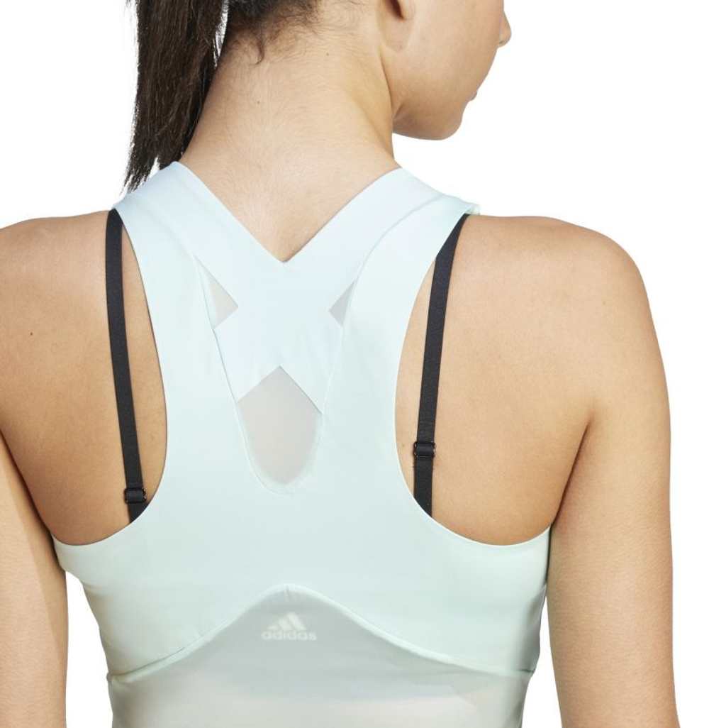 Теннисное платье Adidas Premium Dress - semi flash aqua