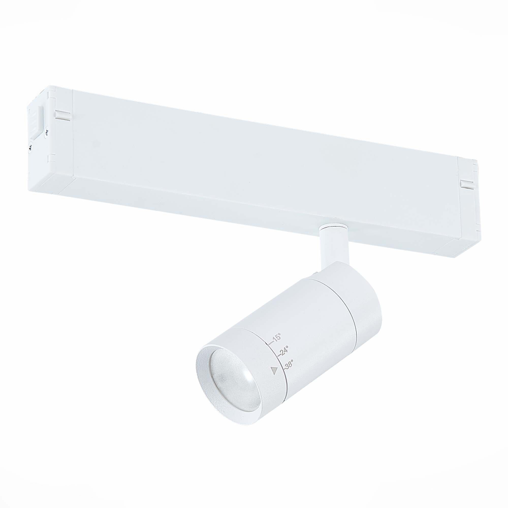 ST658.596.07 Св-к трек. SMART Zoom Белый LED 1*7W 2700K-6000K 400Lm Ra&gt;90 15-38 IP20 D40xH90 220V