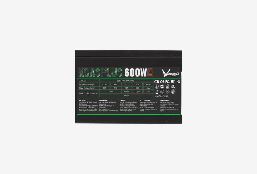 Formula KCAS PLUS 600W_0426531102124