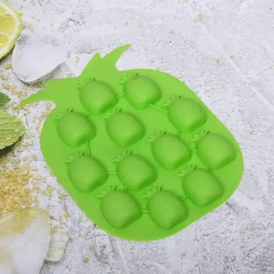 Форма для льда силиконовая «Ананас» 19*14см, цвета микс