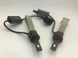 Светодиодные лампы MTF Light H11/H8/H9/H16 ProFlex MAX 45W, 4500lm, 12-24V, 6000K (к-т 2шт.)