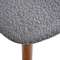 Стул Mod, тёмно-серое букле, ножки цвета орех