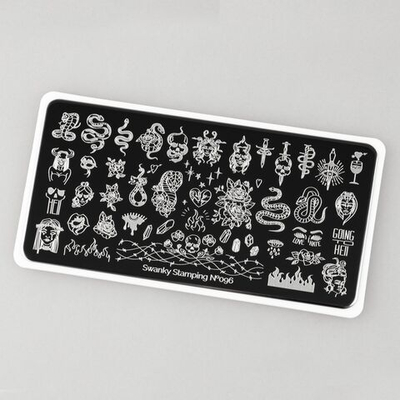 Swanky Stamping Пластина для стемпинга 096