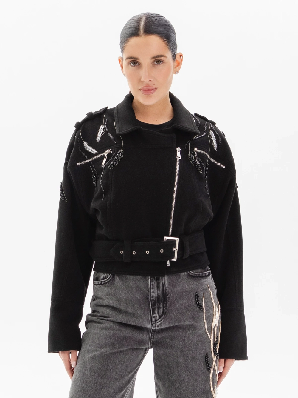 Косуха кашемировая WHEAT, черный