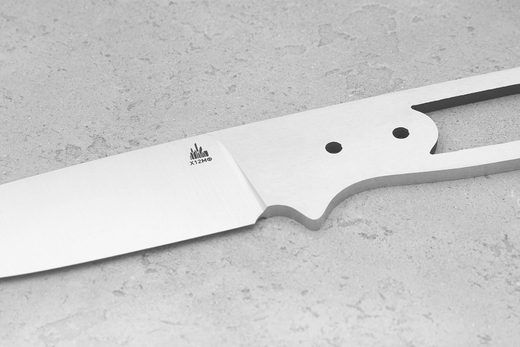 Клинок для ножа, модель "F1" из стали Х12МФ 60-61HRC