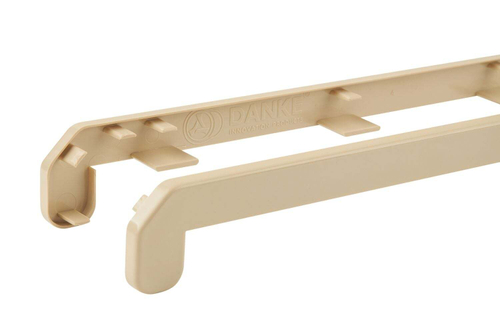 Заглушки торцевые парные 350 мм бежевый мрамор