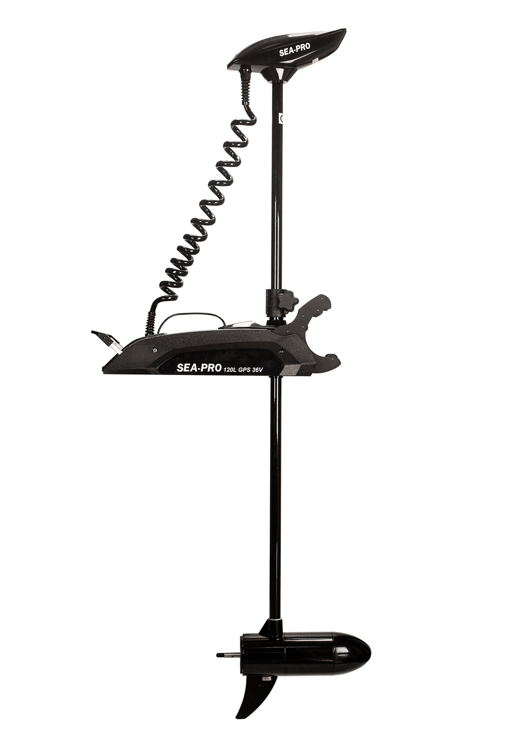 Электромотор якорь Sea Pro 120L 60" GPS дейдвуд: 152 см., мощность: 1980 Вт., тяга: 55 кг