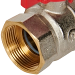 Кран шаровой полнопроходной ROMMER - 1"1/4 (ВР/НР, PN40, ручка-бабочка)