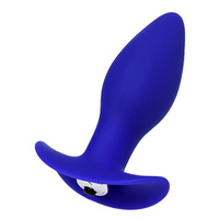 Синяя анальная вибровтулка 10,7см ToyFa ToDo Fancy 358001