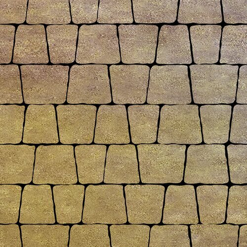 Тротуарная плитка Аттика, 60 мм, colormix Брайс, гладкая