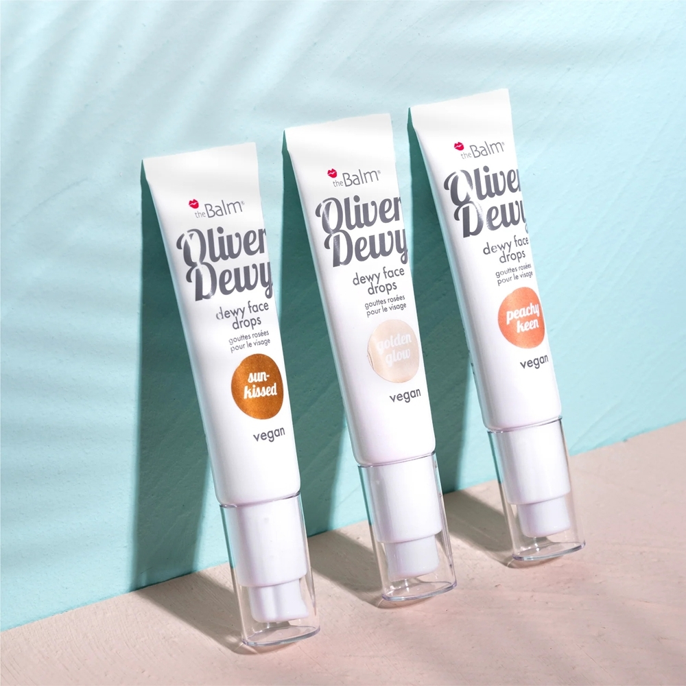 theBalm Oliver Dewy Face Drops - жидкий отбеливатель, 28 ml