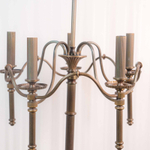 Винтажный торшер из латуни