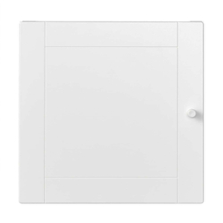 IKEA KALLAX  (ИКЕА КАЛЛАКС)  -  Вставка с дверцей, фрезерованная/белая, 33x33 см