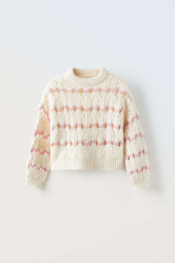 Топовый вязаный свитер спицами! Вязаная мода , модные идеи вязания