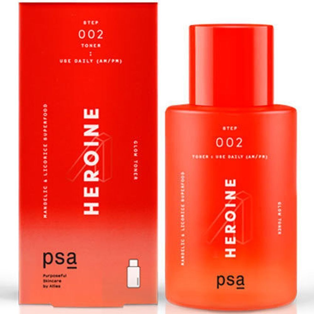 PSA Heroine Mandelic & Licorice Superfood Glow Toner Тонер с миндальной кислотой