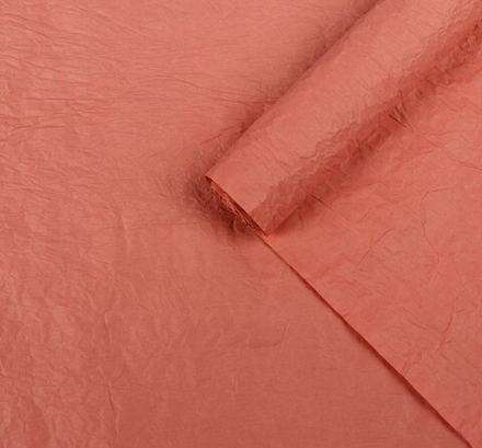 Упаковочная жатая бумага (0,7*5 м) Эколюкс, Оранжевый, 1 шт.