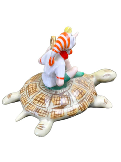 Фарфоровая статуэтка "Буратино и Тортилла" КЭКХЗ