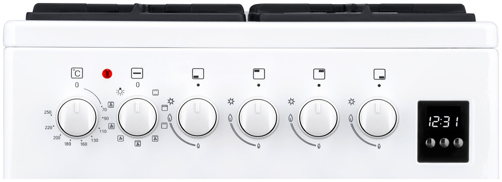 Комбинированная плита Weissgauff WCS K2K59 WGE (430125)