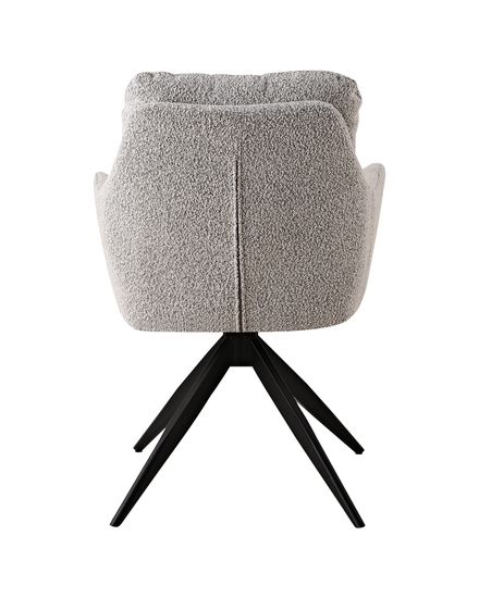 Стул обеденный поворотный Amy светло-серый