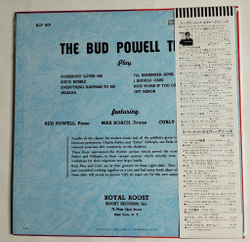 Винтажная виниловая пластинка LP The Bud Powell Trio (Japan 1978) (Obi)