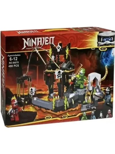 Конструктор Огненное подземелье черного мастера 498 деталей