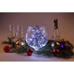 ENIN - GC ЭРА Гирлянда LED Нить Мишура 3,9 м зеленый провод, холодный свет, 220V | Гирлянды