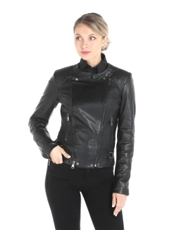 Женская косуха/из натуральной кожи/кожаная куртка/Турция