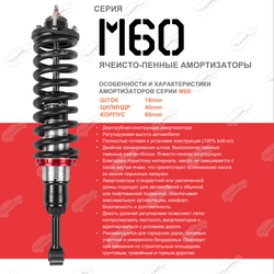TANK 300 Подвеска MAMBA Control version M60 (2 дюйма, регулируемая)