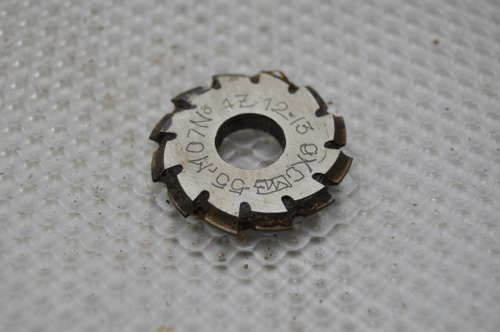 Фреза модульная М0,7 №1 (9ХС) z=12