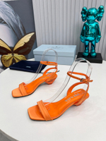Prada Satin Sandals