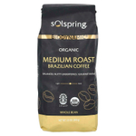 Dr. Mercola, Solspring, Biodynamic, органический бразильский кофе, цельные зерна, средней обжарки, 340 г (12 унций)