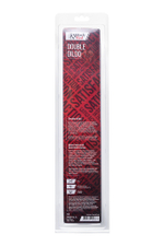 Двусторонний фаллоимитатор Black & Red by TOYFA, ПВХ, чёрный, 31 см