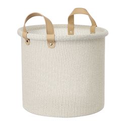 Корзина для хранения Sustainable collection, Ø32х28 см, молочная