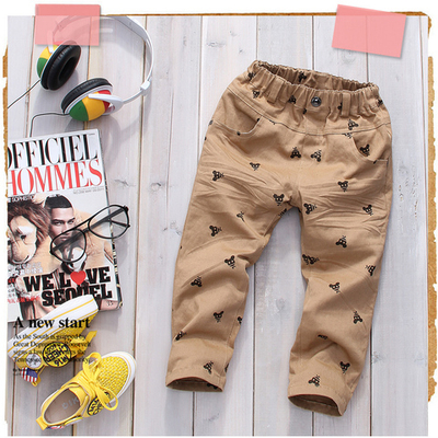 Брюки детские однотонные с принтами