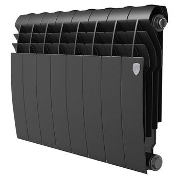 Радиатор биметаллический черный BiLiner 350  10 секции