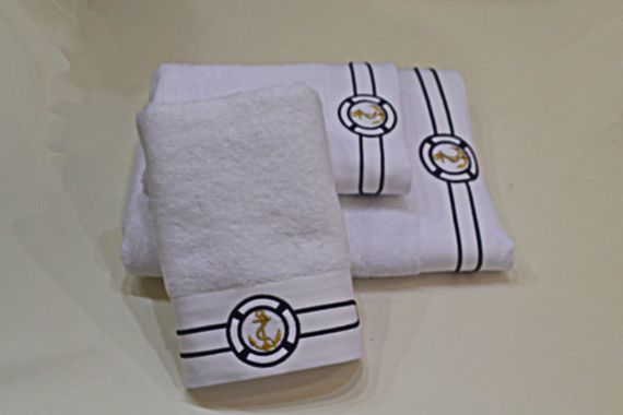 MARINE-МАРИНЕ полотенце махровое Soft Cotton (Турция)